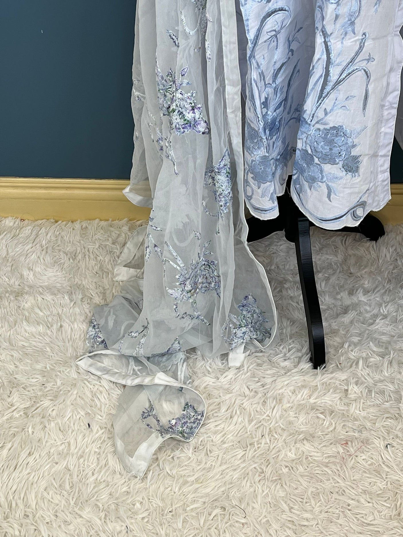 Pakistani lawn stitched  Embroidered Suit Ready To Ship