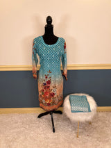 Pakistani Stitched Embroidery Lawn Suit Ready To Ship