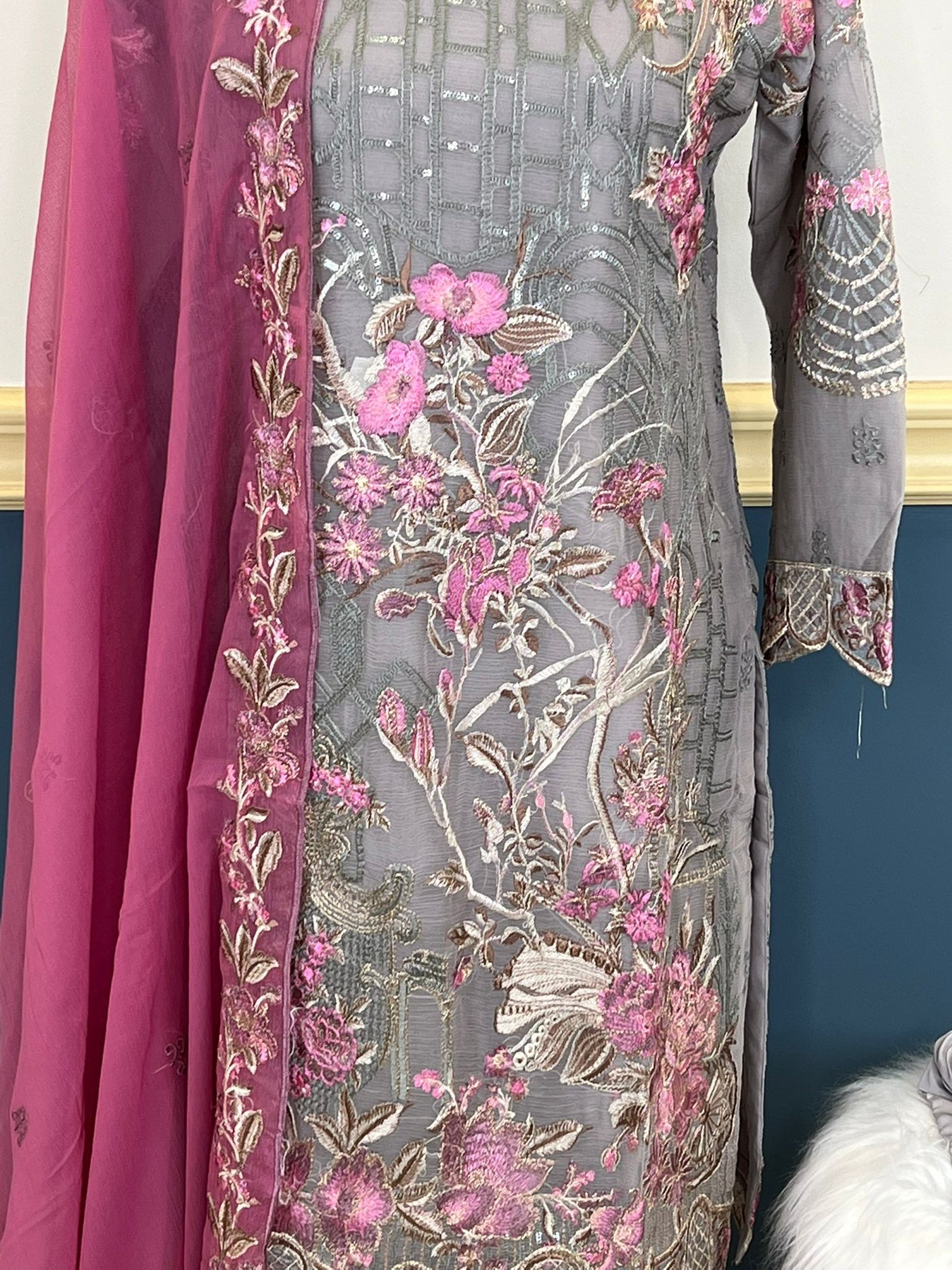 Pakistani Embroidered Party wear  Ready To Ship