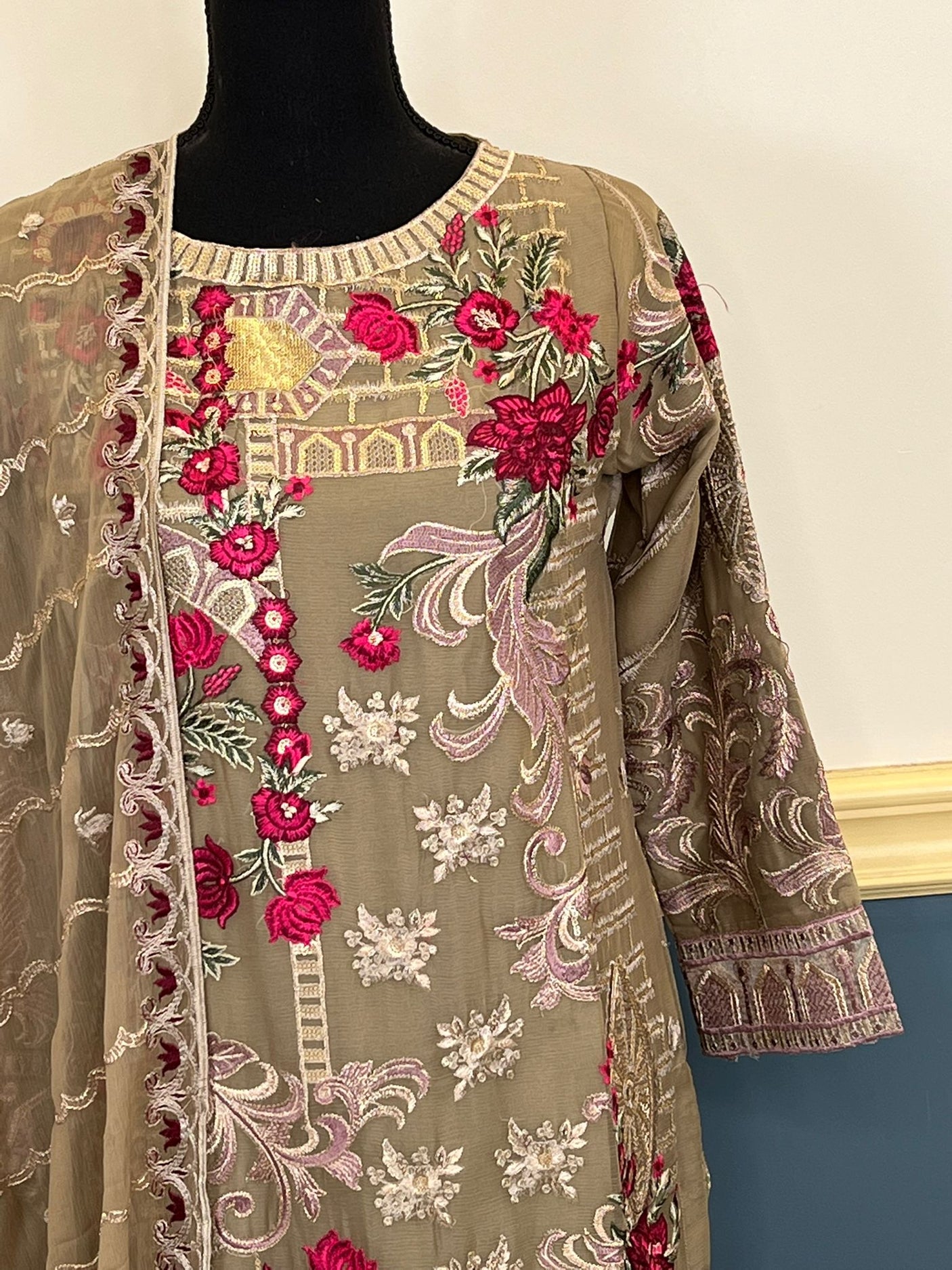 Pakistani Embroidered Party wear  Ready To Ship