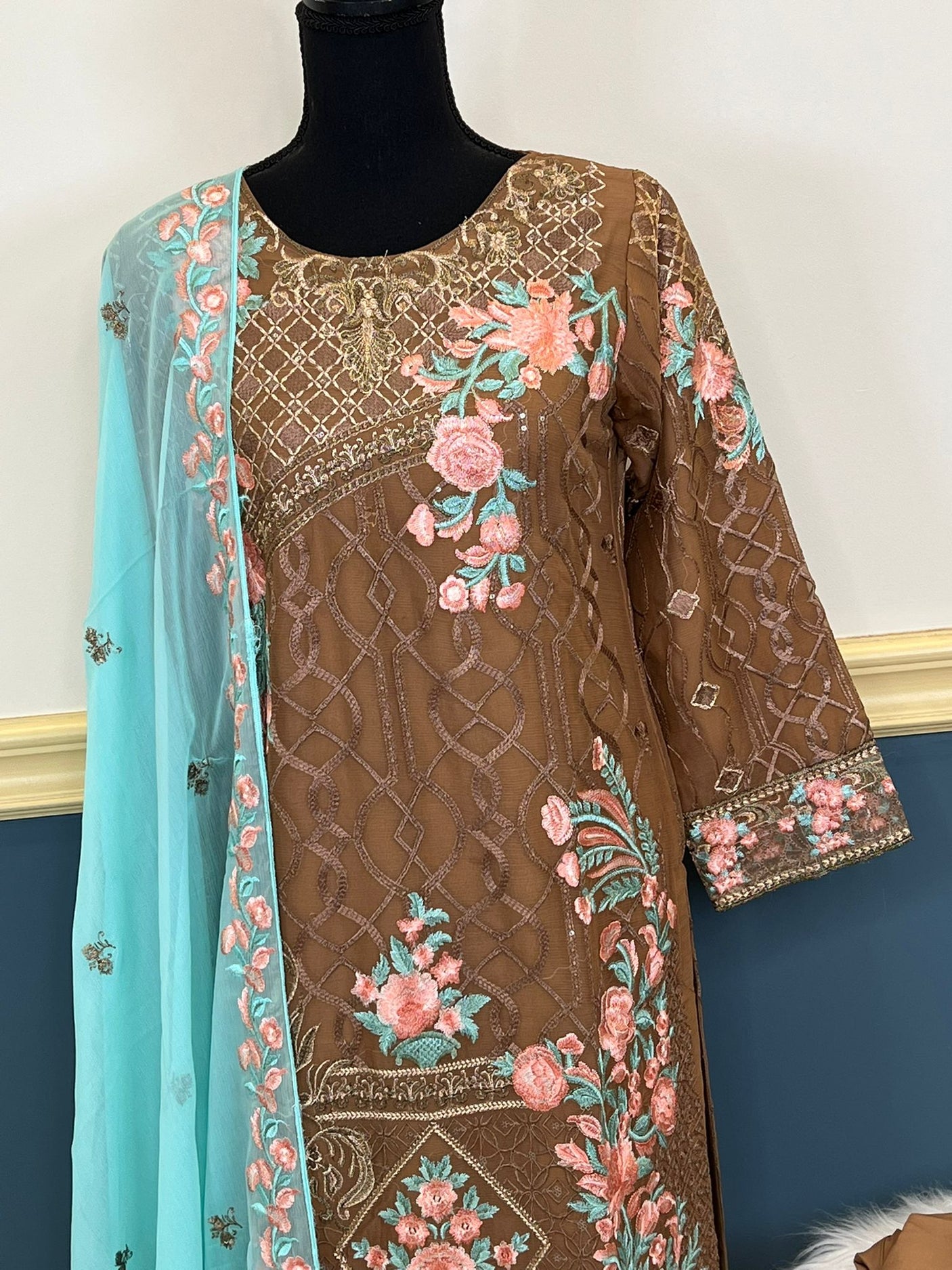 Pakistani Embroidered Party wear  Ready To Ship