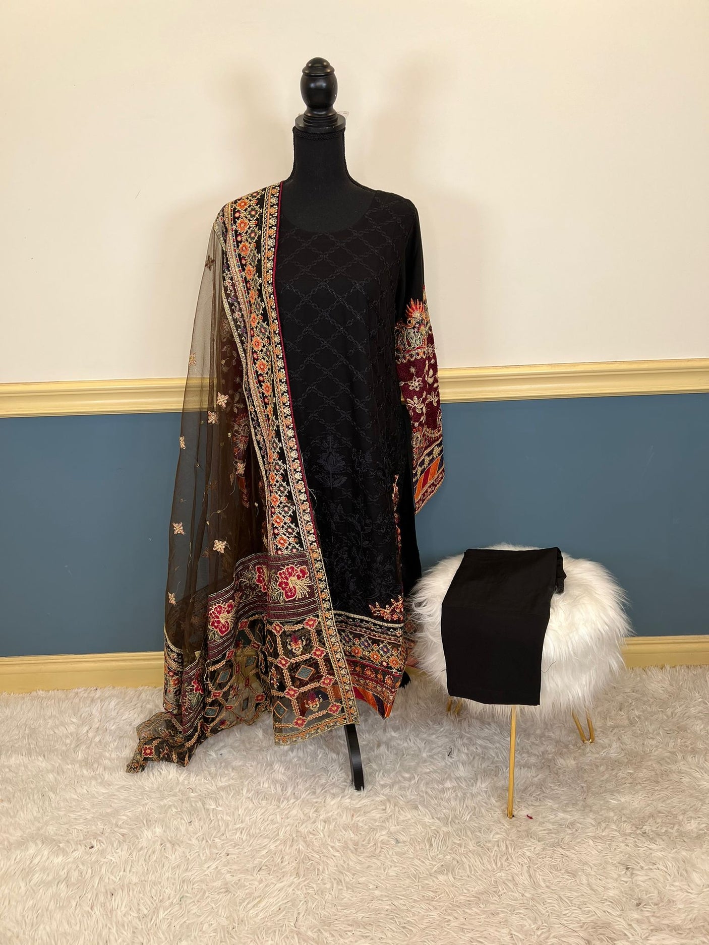 Pakistani Embroidered Party wear  Ready To Ship