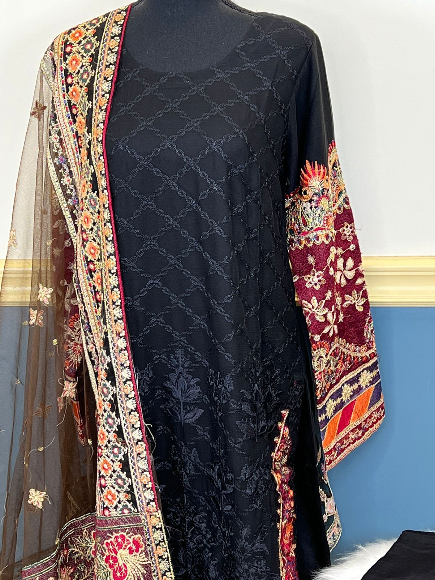 Pakistani Embroidered Party wear  Ready To Ship