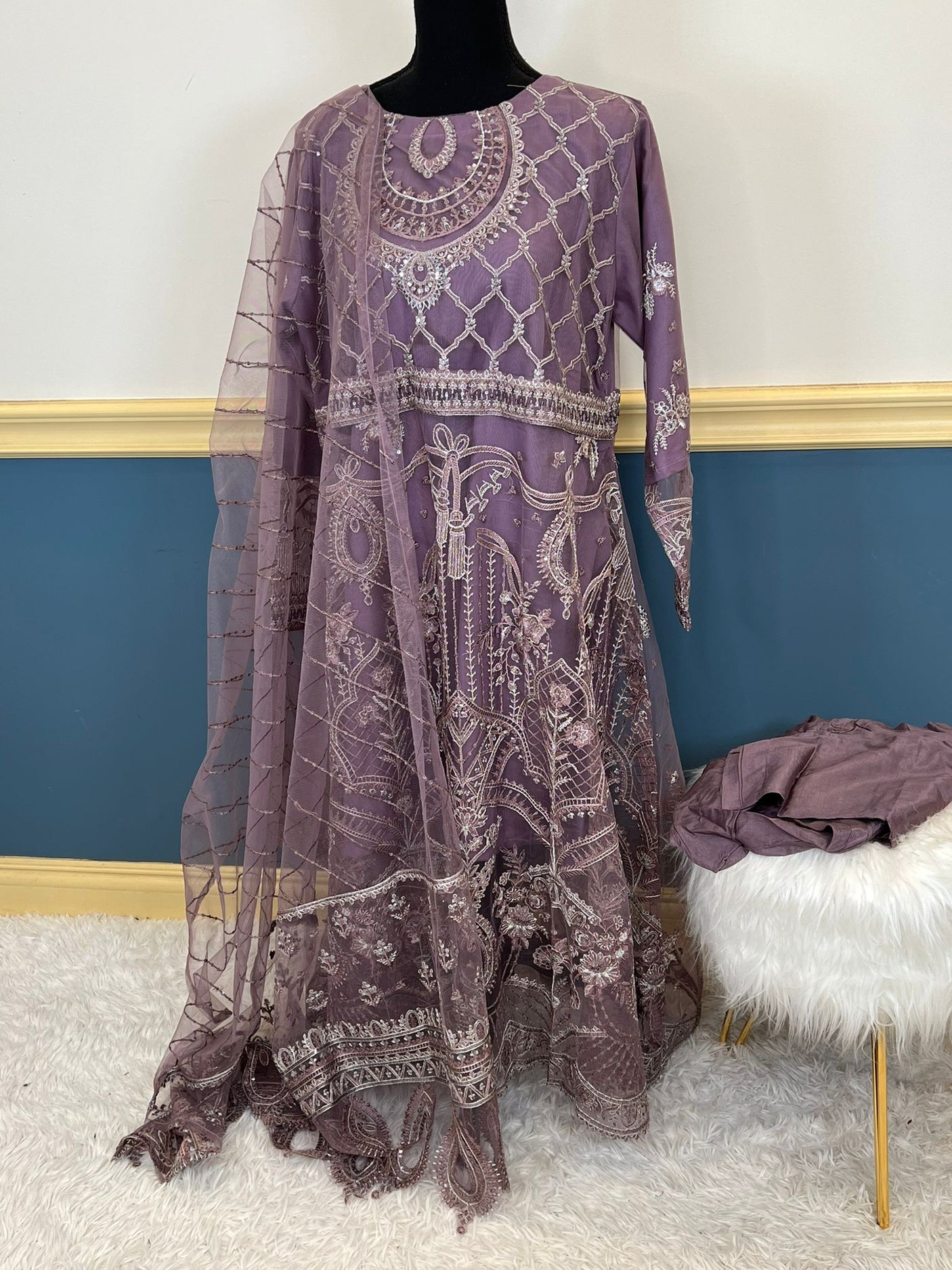 Pakistani Embroidered Party wear Ready To Ship