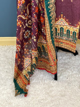 Bin Saeed original embroidered lawn Collection