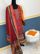 Bin Saeed original embroidered lawn Collection