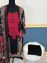 Pakistani Stitched Embroidery Lawn Suit Ready To Ship