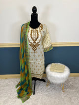 Pakistani Stitched Embroidery Lawn Suit Ready To Ship