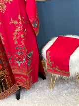 Pakistani Stitched Embroidered lawn Salwar kameez ready to ship