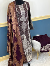 Pakistani Stitched Embroidered lawn Salwar kameez ready to ship