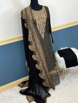 Pakistani Stitched Embroidered lawn Salwar kameez ready to ship