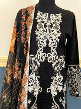 Pakistani Stitched Embroidered lawn Salwar kameez ready to ship