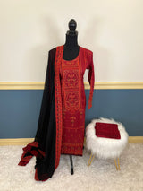 Pakistani Stitched Embroidered lawn Salwar kameez ready to ship