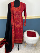 Pakistani Stitched Embroidered lawn Salwar kameez ready to ship