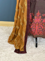 Pakistani Stitched Embroidered lawn Salwar kameez ready to ship