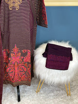 Pakistani Stitched Embroidered lawn Salwar kameez ready to ship