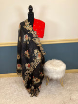 Pure Organza Saree with Stiched Blouse