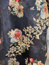 Pure Organza Saree with Stiched Blouse