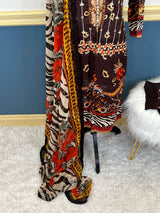 Indian Cotton Stitched Embroidery Suit Ready To Ship