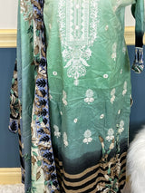 Indian Cotton Stitched Embroidery Suit Ready To Ship