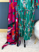 Indian Cotton Stitched Embroidery Suit Ready To Ship