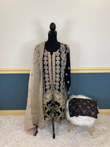 Pakistani Embroidered Luxury Party wear Ready To Ship