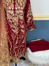 Pakistani Embroidered Party wear Ready To Ship
