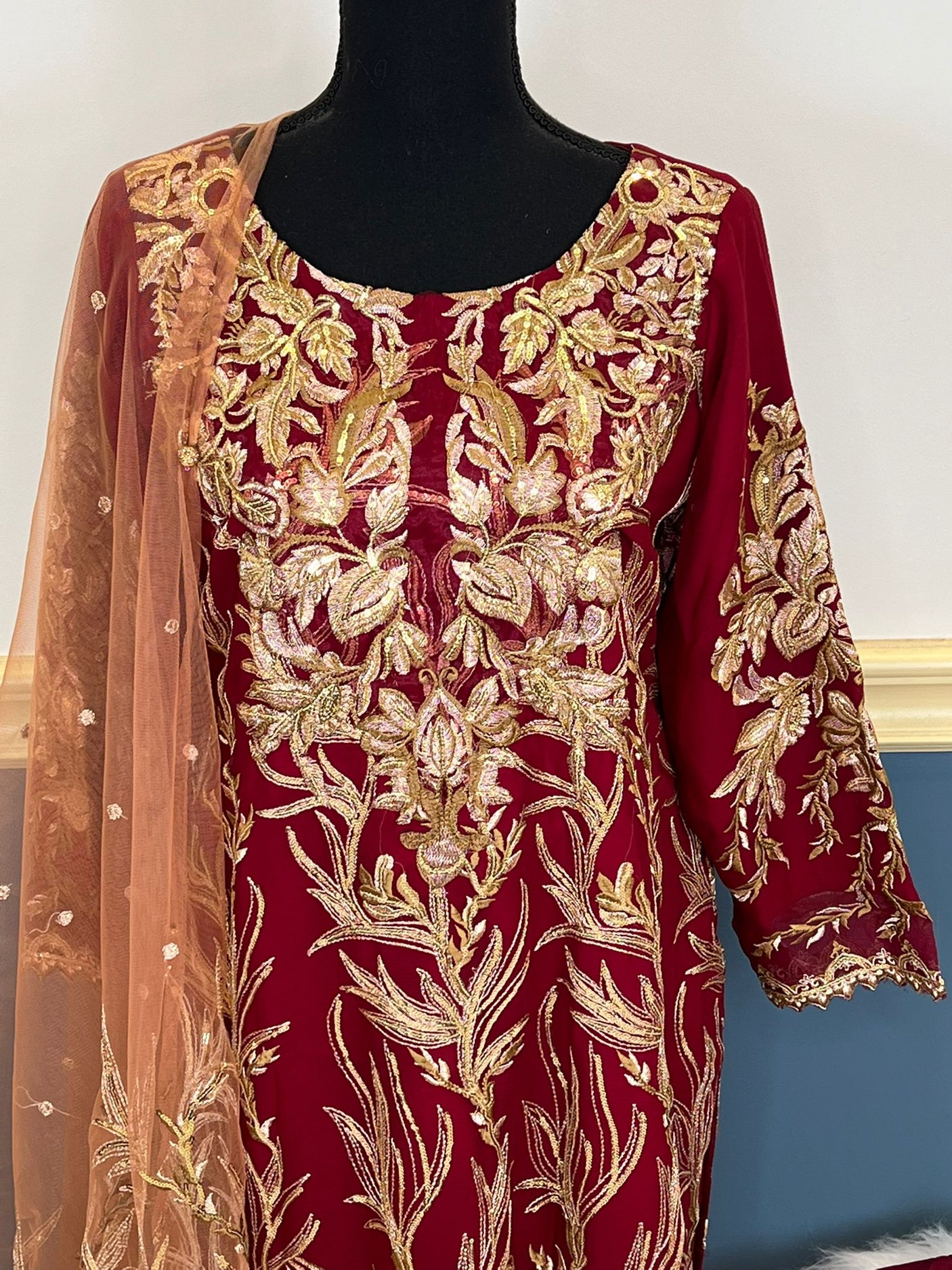 Pakistani Embroidered Party wear Ready To Ship