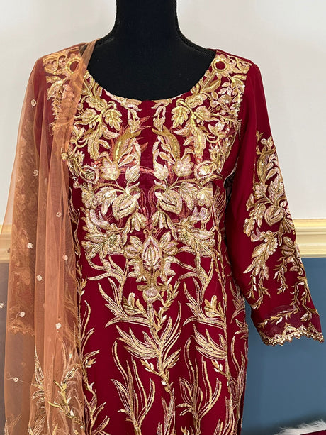 Pakistani Embroidered Party wear Ready To Ship