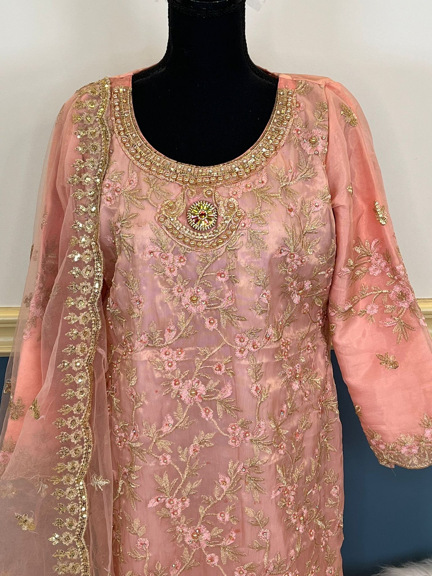 Pakistani Embroidered Party wear Ready To Ship