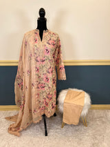 Pakistani Stitched Luxury Embroidered lawn Salwar kameez ready to ship