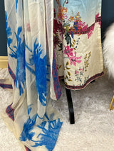 Indian Cotton Stitched Embroidery Suit Ready To Ship