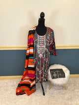 Indian Cotton Stitched Embroidery Suit Ready To Ship