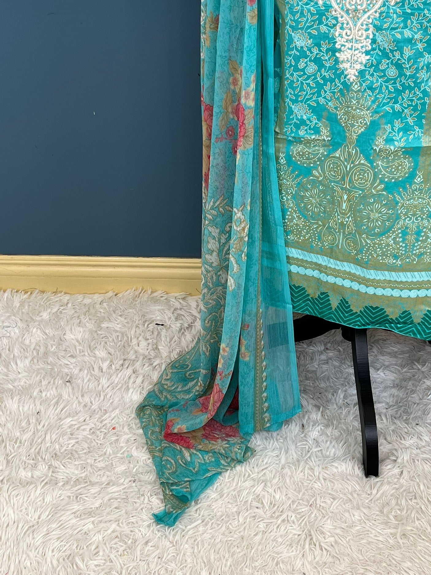 Pakistani Stitched Embroidery Lawn Suit Ready To Ship