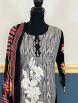 Pakistani Stitched Embroidery Lawn Suit Ready To Ship