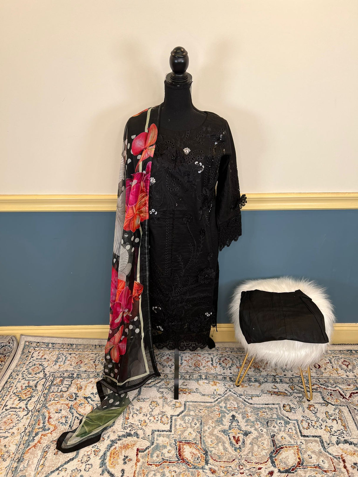 Luxury Embroidered lawn Ready To Ship