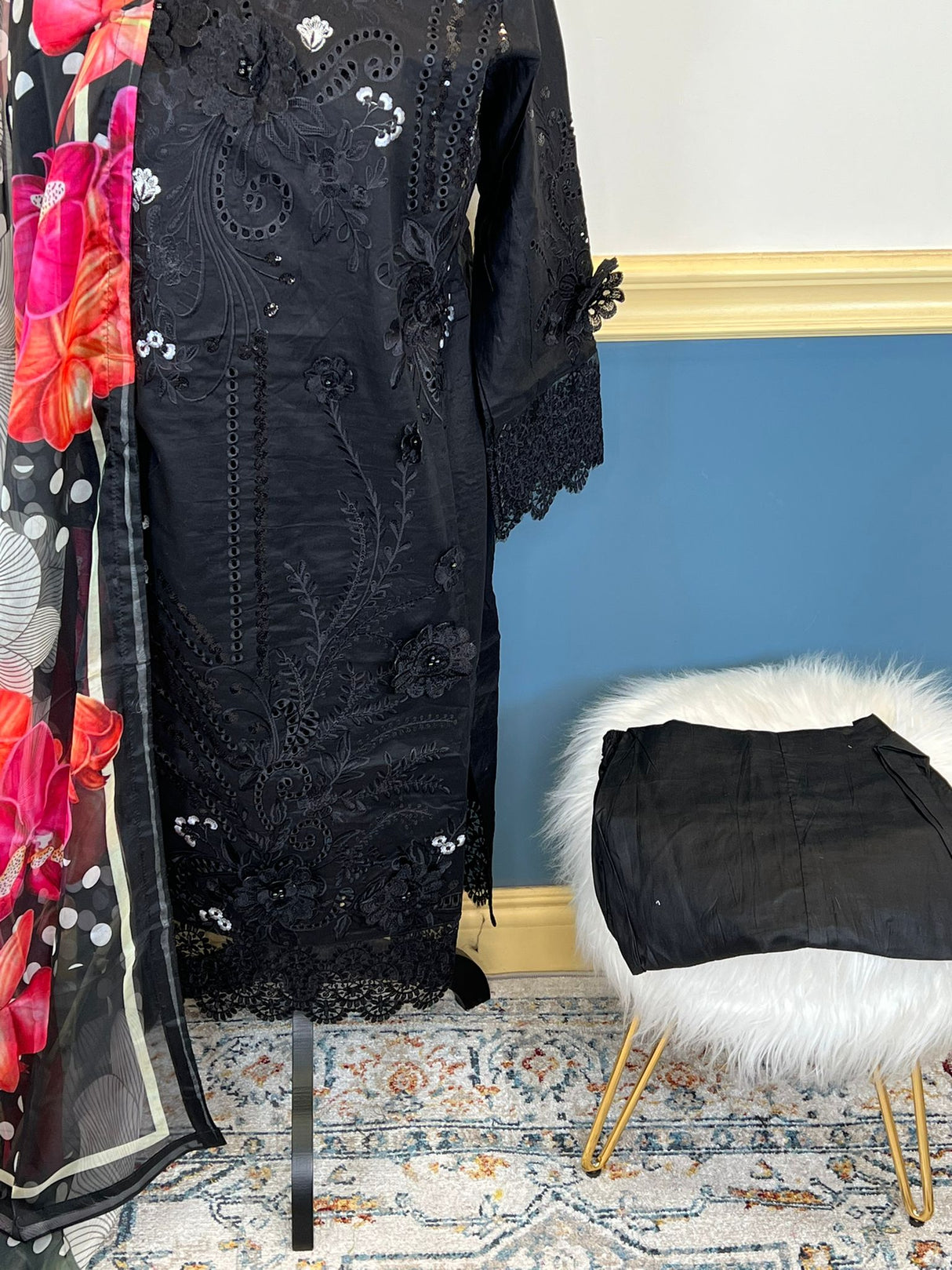 Luxury Embroidered lawn Ready To Ship