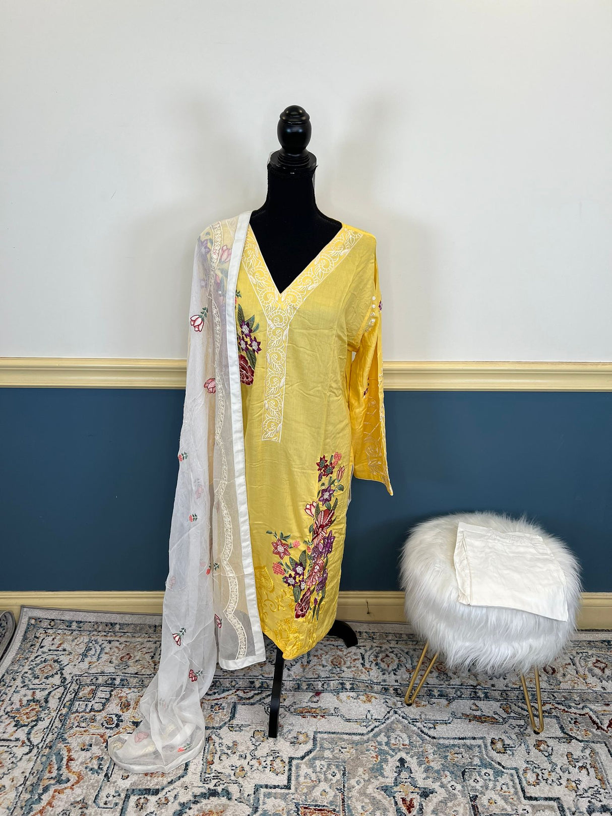 Luxury Embroidered lawn Ready To Ship