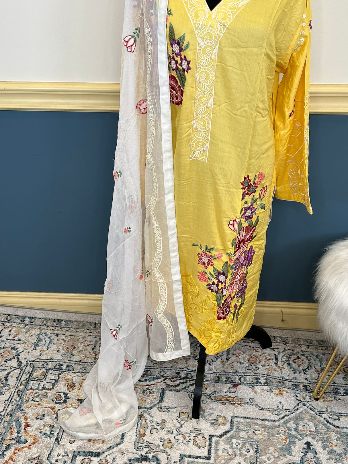 Luxury Embroidered lawn Ready To Ship