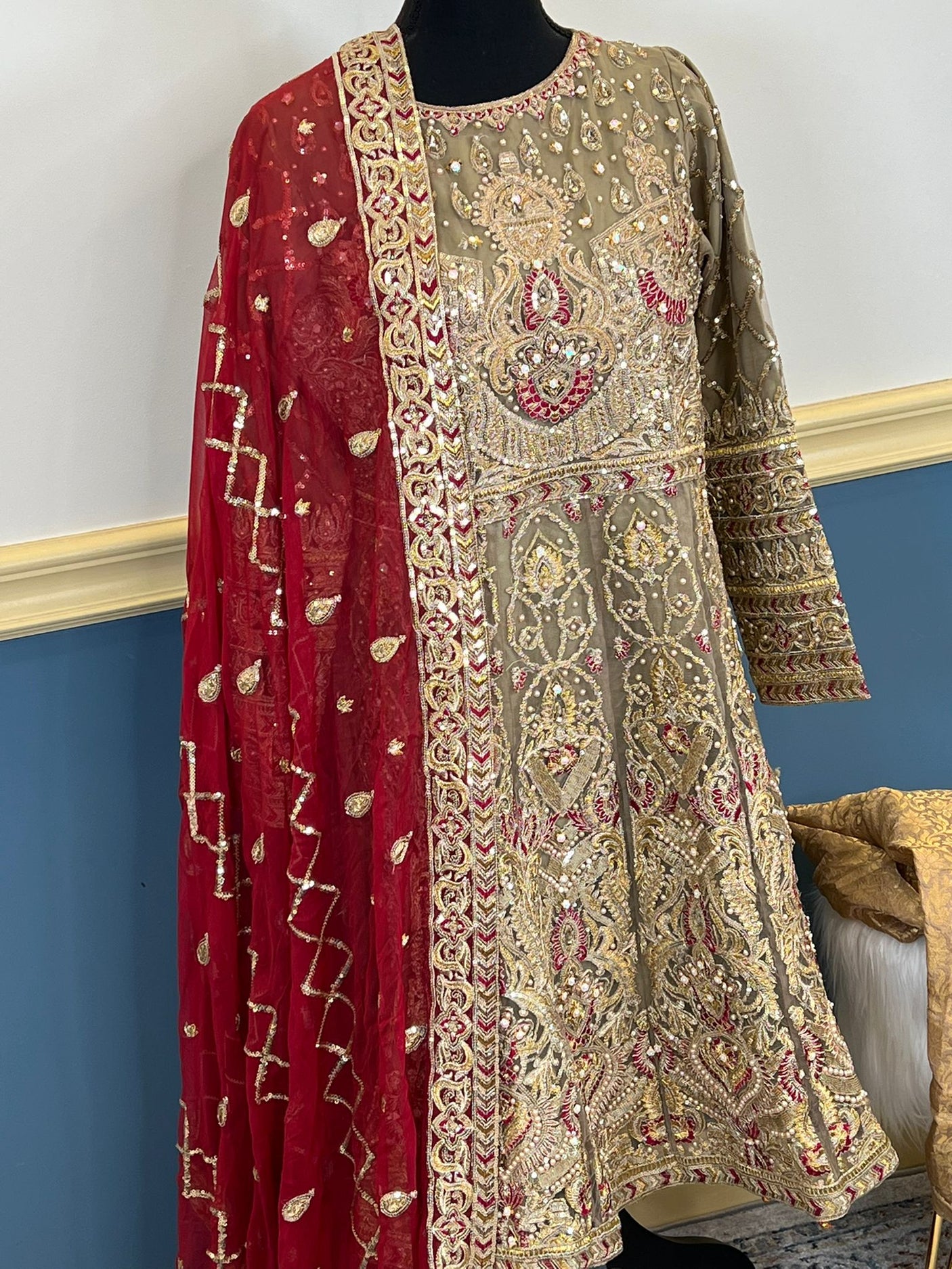 Pakistani Embroidered Luxury Chiffon Party wear Ready To Ship