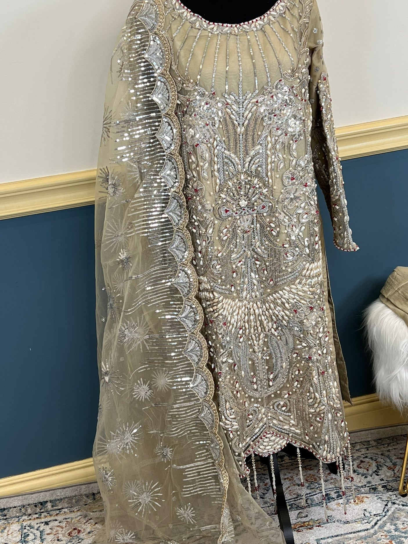 Pakistani Embroidered Luxury Chiffon Party wear Ready To Ship