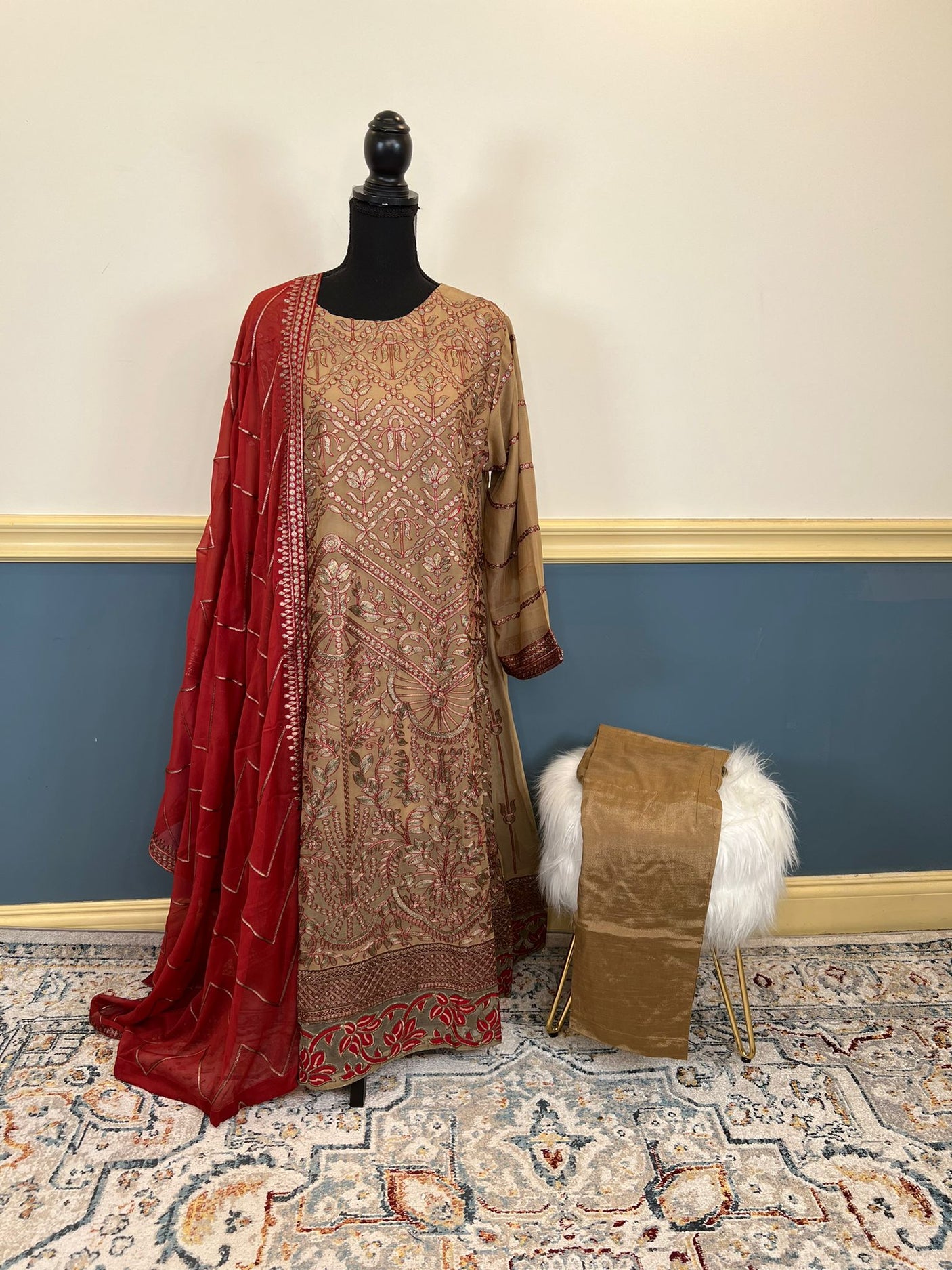 Pakistani Embroidered Party wear Ready To Ship