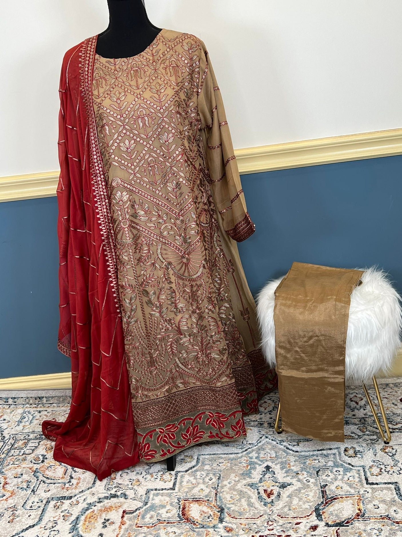 Pakistani Embroidered Party wear Ready To Ship