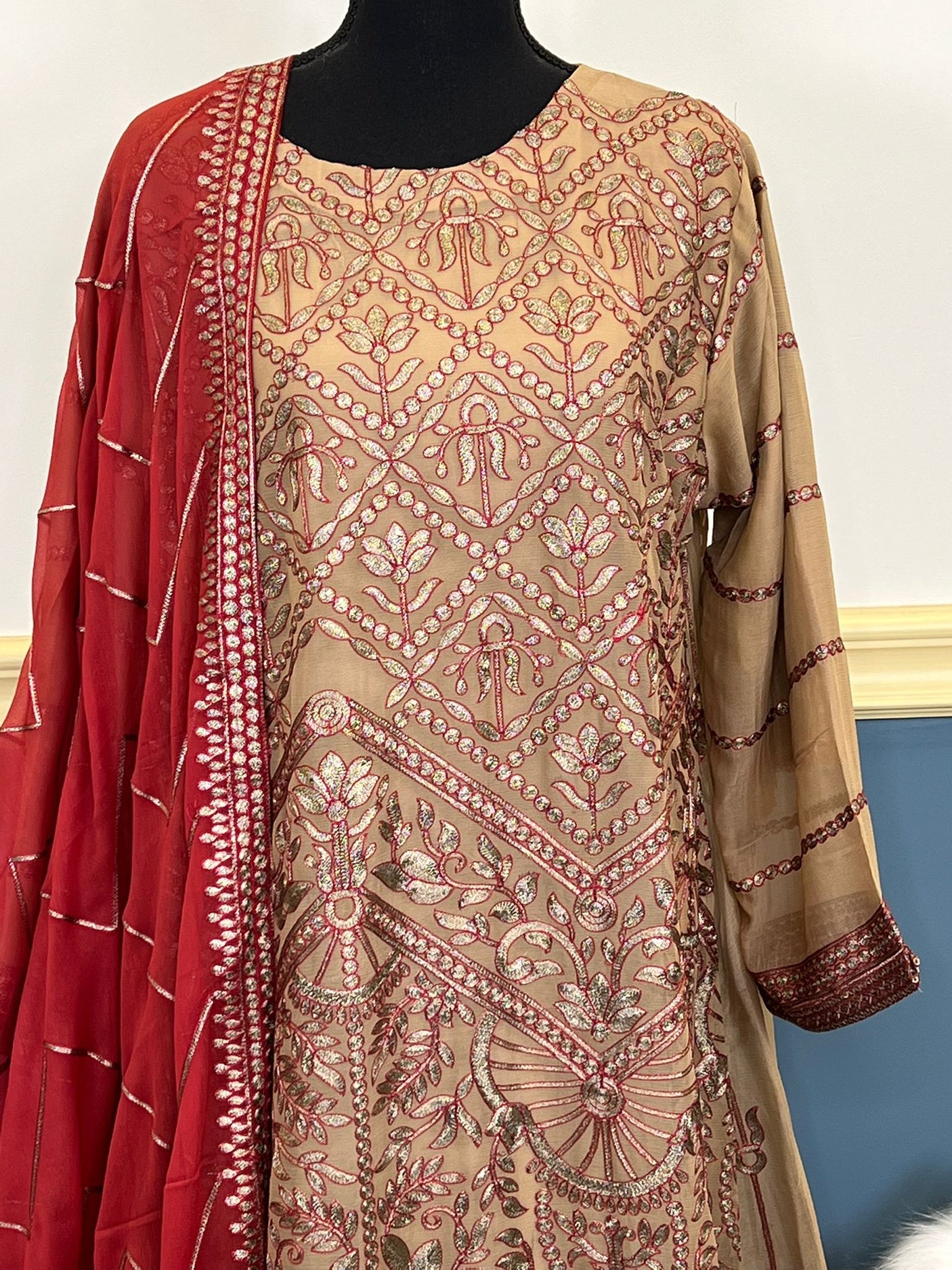 Pakistani Embroidered Party wear Ready To Ship