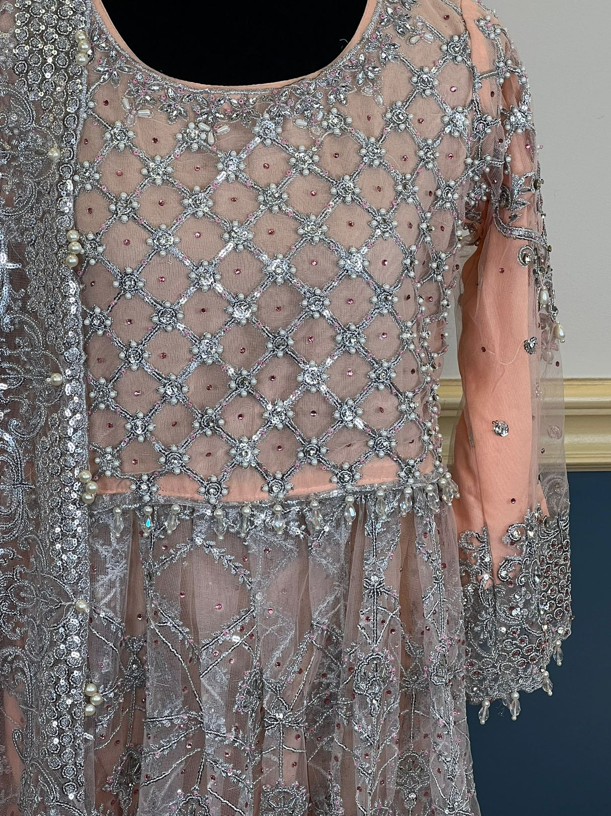 Pakistani Embroidered Luxury Party wear Ready To Ship