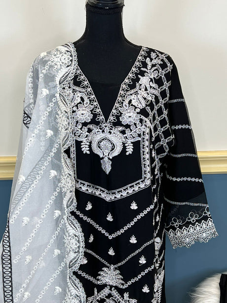 Pakistani Embroidered Luxury Party wear Ready To Ship