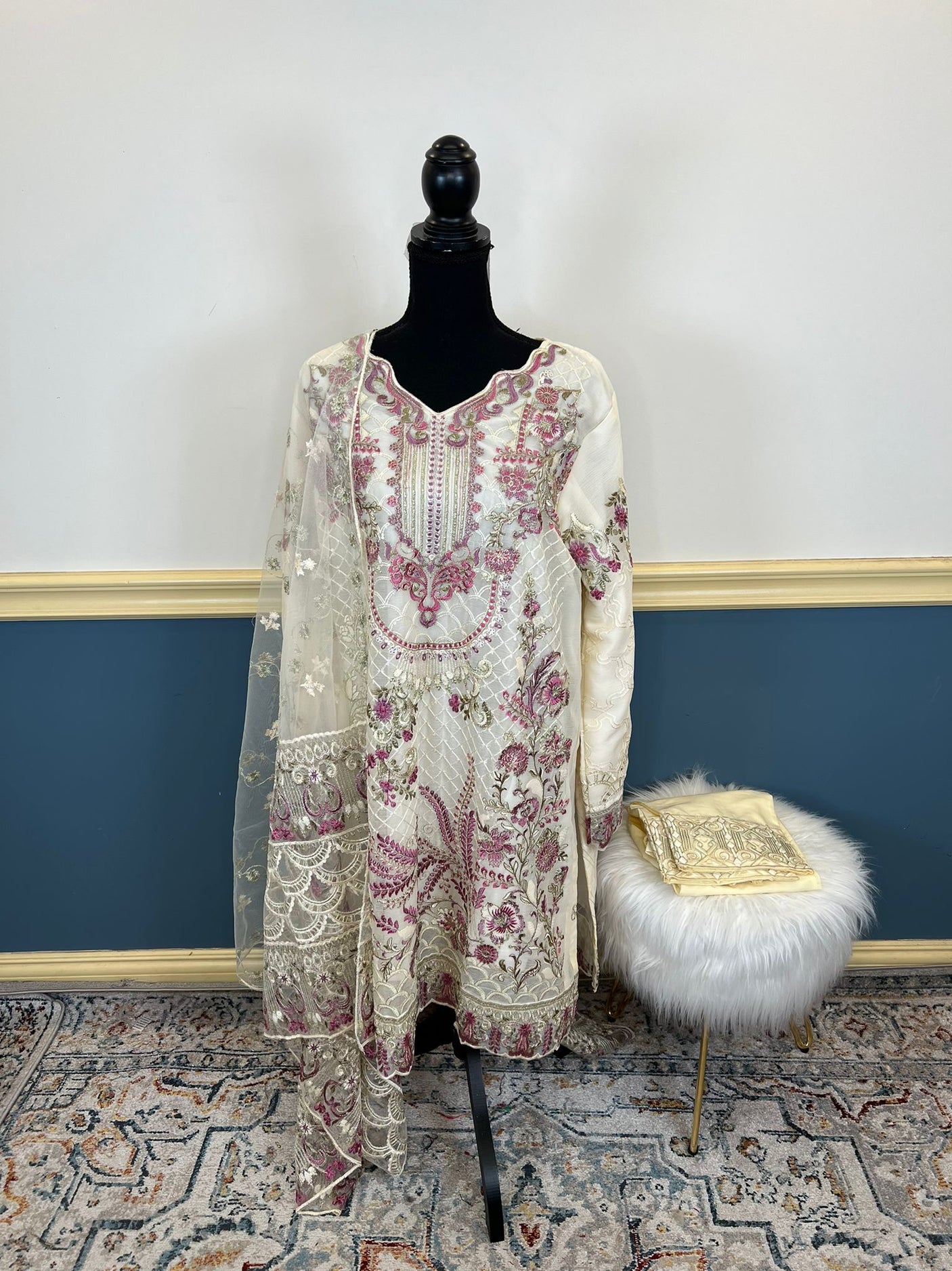 Pakistani Embroidered Luxury Party wear Ready To Ship