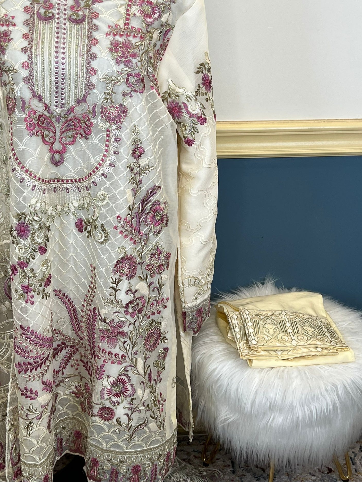 Pakistani Embroidered Luxury Party wear Ready To Ship