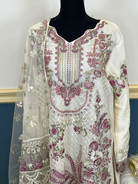 Pakistani Embroidered Luxury Party wear Ready To Ship