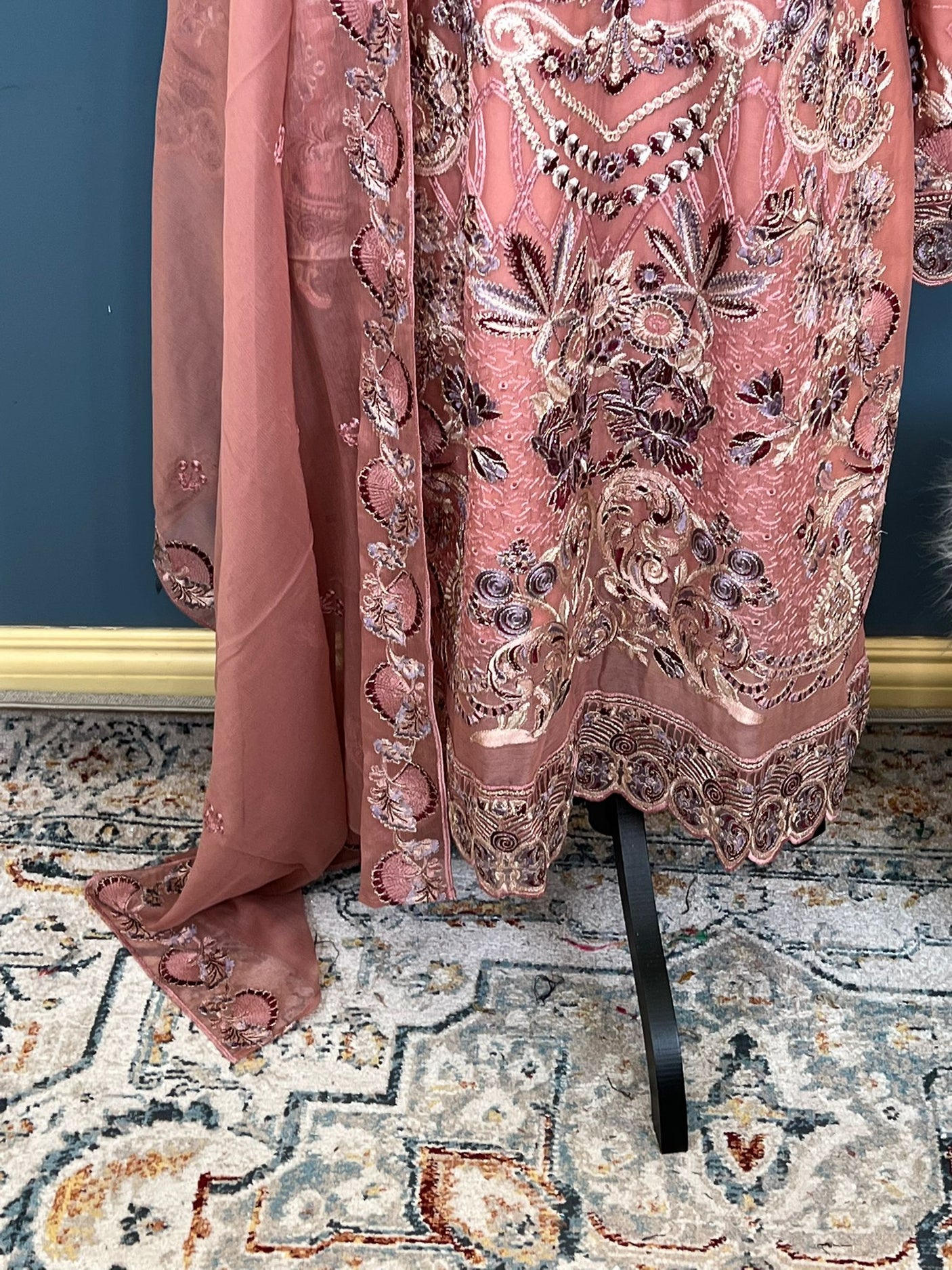 Pakistani Embroidered Luxury Party wear Ready To Ship